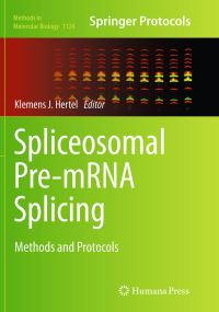 Book Cover for Spliceosomal Pre-mRNA Splicing by Klemens J Hertel