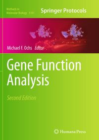 Book Cover for Gene Function Analysis by Michael F Ochs