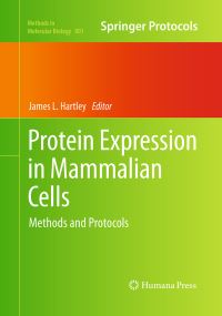 Book Cover for Protein Expression in Mammalian Cells by James L Hartley