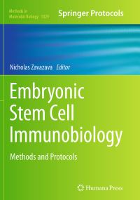 Book Cover for Embryonic Stem Cell Immunobiology by Nicholas Zavazava