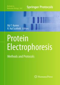Book Cover for Protein Electrophoresis by Biji T Kurien, R Hal Scofield