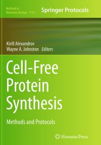 Book Cover for Cell-Free Protein Synthesis by Kirill Alexandrov, Wayne A Johnston