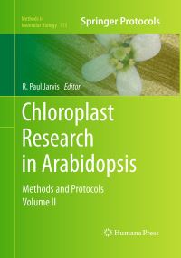 Book Cover for Chloroplast Research in Arabidopsis by R Paul Jarvis