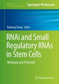 Book Cover for RNAi and Small Regulatory RNAs in Stem Cells by Baohong Zhang