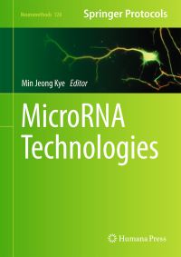 Book Cover for MicroRNA Technologies by Min Jeong Kye