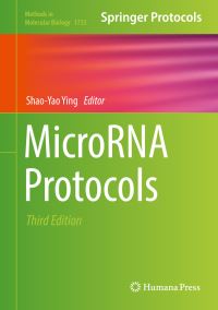 Book Cover for MicroRNA Protocols by ShaoYao Ying