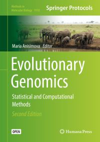 Book Cover for Evolutionary Genomics by Maria Anisimova