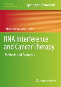 Book Cover for RNA Interference and Cancer Therapy by Lekha Dinesh Kumar