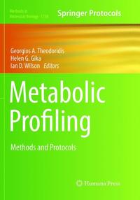 Book Cover for Metabolic Profiling by Georgios A Theodoridis, Helen G Gika, Ian D Wilson