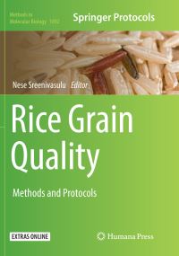 Book Cover for Rice Grain Quality by Nese Sreenivasulu