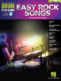 Book Cover for Easy Rock Songs - Drum Play-Along Volume 42 (Book/Online Audio) by Hal Leonard Corp