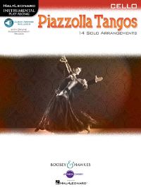 Book Cover for Piazzolla Tangos - Cello Instrumental Play-Along Book/Online Audio by Hal Leonard Corp