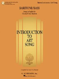 Book Cover for Introduction to Art Song for Baritone/Bass by Hal Leonard Corp