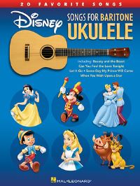 Book Cover for Disney Songs For Baritone Ukulele - 20 Favorite Songs by Hal Leonard Corp