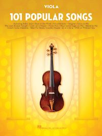 Book Cover for 101 Popular Songs Viola Sheet Music Songbook Classic Pop Rock Hits for Beginners Intermediate Players Includes Billie Jean Piano Man Sweet Home Alabama Hey Jude More by Hal Leonard Corp