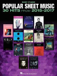 Book Cover for Popular Sheet Music - 30 Hits from 2015-2017 by Hal Leonard Corp