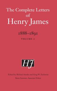 Book Cover for The Complete Letters of Henry James, 1888-1891. Volume 2 by Henry James