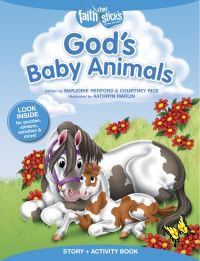 Book Cover for God's Baby Animals Story + Activity Book by Marjorie Redford, Courtney Rice