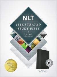 Book Cover for Illustrated Study Bible NLT, TuTone (LeatherLike, Black/Onyx, Indexed) by Tyndale