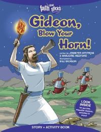 Book Cover for Gideon, Blow Your Horn! Story + Activity Book by Jennifer Nystrom, Marjorie Redford