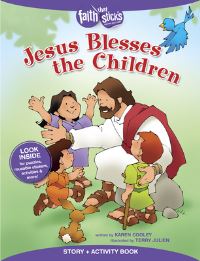 Book Cover for Jesus Blesses the Children Story + Activity Book by Karen Cooley