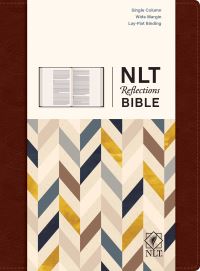 Book Cover for NLT Reflections Bible (Hardcover LeatherLike, Mahogany Brown) by Tyndale