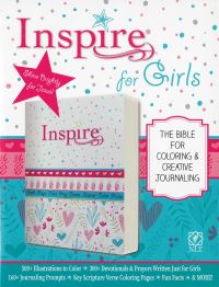 Book Cover for Inspire Bible for Girls NLT (Softcover) by Tyndale