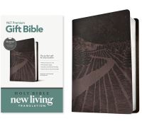 Book Cover for Premium Gift Bible NLT, Filament Enabled (LeatherLike, Starlight Path Brown, Red Letter) by Tyndale