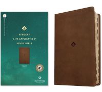 Book Cover for NLT Student Life Application Study Bible, Filament Enabled (LeatherLike, Rustic Brown, Indexed, Red Letter) by Tyndale
