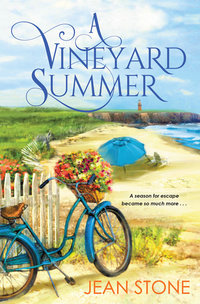 Book Cover for A Vineyard Summer by Jean Stone