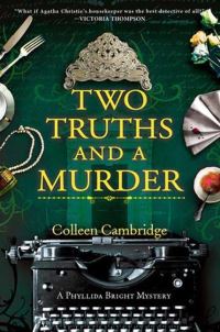 Book Cover for Two Truths and a Murder by Colleen Cambridge