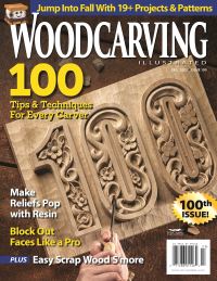 Book Cover for Woodcarving Illustrated Issue 100 Fall 2022 by Editors of Woodcarving Illustrated
