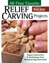 Book Cover for All-Time Favorite Relief Carving Projects by Editors of Woodcarving Illustrated