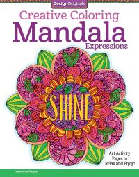 Book Cover for Creative Coloring Mandala Expressions by Valentina Harper