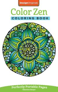 Book Cover for Color Zen Coloring Book by Valentina Harper