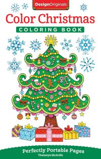 Book Cover for Color Christmas Coloring Book by Thaneeya McArdle