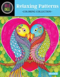 Book Cover for Hello Angel Relaxing Patterns Coloring Collection by Angelea Van Dam