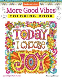 Book Cover for More Good Vibes Coloring Book by Thaneeya McArdle