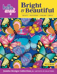 Book Cover for Hello Angel Bright & Beautiful Jumbo Design Collection for Artists & Crafters by Angelea Van Dam
