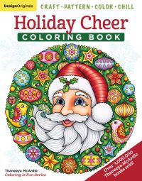 Book Cover for Holiday Cheer Coloring Book by Thaneeya McArdle