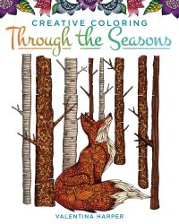 Book Cover for Creative Coloring Through the Seasons by Valentina Harper