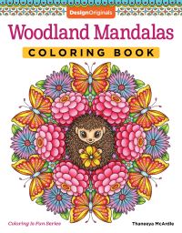 Book Cover for Woodland Mandalas Coloring Book by Thaneeya McArdle