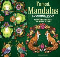 Book Cover for Forest Mandalas Coloring Book by Nanna Rosengren