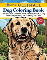 Book Cover for AKC Ultimate Dog Coloring Book by Matthew Clark