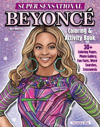 Book Cover for Super Sensational Beyonce Coloring & Activity Book by Ava Moore