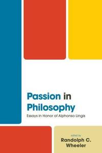 Book Cover for Passion in Philosophy by Alphonso Lingis