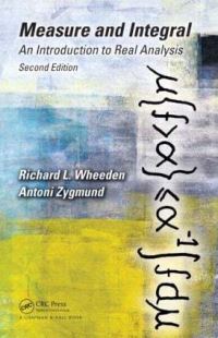 Book Cover for Measure and Integral by Richard L Wheeden