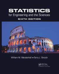 Book Cover for Statistics for Engineering and the Sciences by William Mendenhall, Terry Sincich