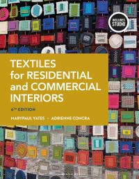 Book Cover for Textiles for Residential and Commercial Interiors by Marypaul Yates, Adrienne Concra