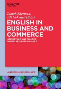 Book Cover for English in Business and Commerce by Tamah Sherman, Jirí Nekvapil